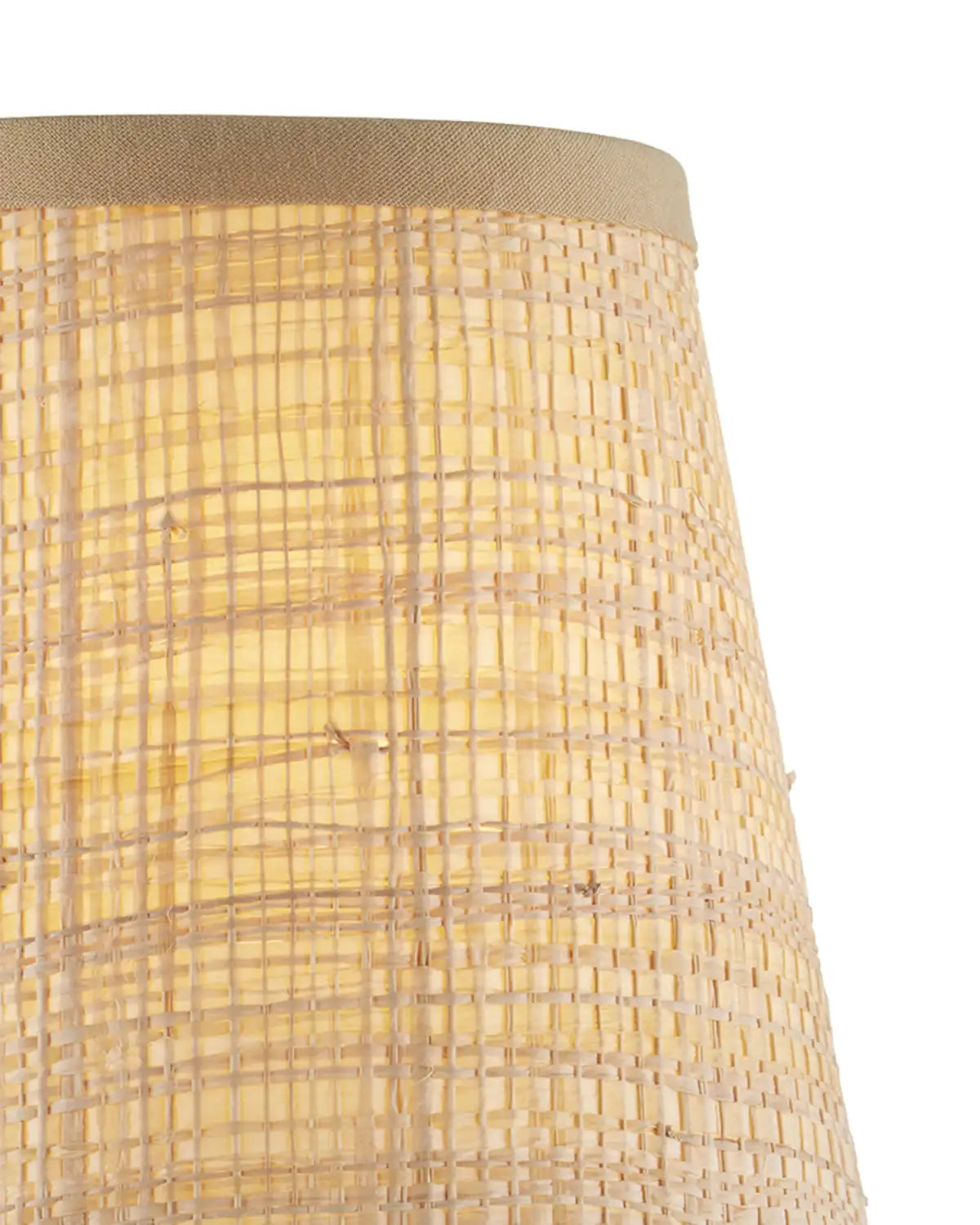 CURREY & COMPANY GRASSCLOTH TAPERED CHANDELIER SHADE | 0900-0027