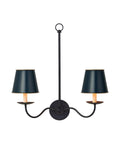 CURREY & COMPANY TOLE BLUE TAPERED CHANDELIER SHADE | 0900-0030