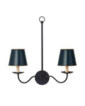 CURREY & COMPANY TOLE BLUE TAPERED CHANDELIER SHADE | 0900-0030
