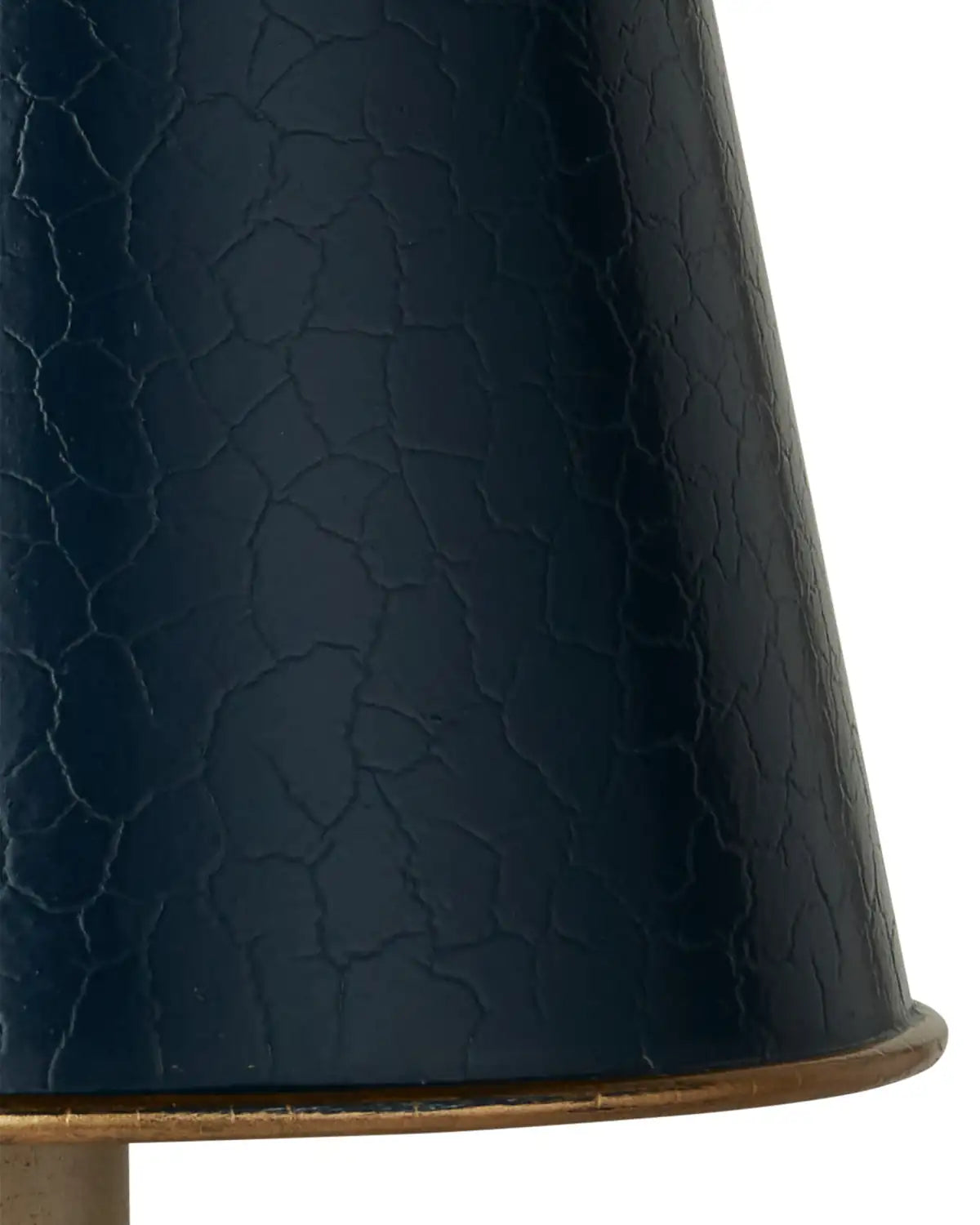 CURREY & COMPANY TOLE BLUE TAPERED CHANDELIER SHADE | 0900-0030
