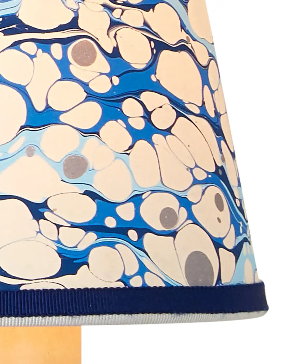 CURREY & COMPANY MARBLE BLUE LACE PAPER TAPERED CHANDELIER SHADE | 0900-0031