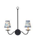 CURREY & COMPANY MARBLE BLUE LACE PAPER TAPERED CHANDELIER SHADE | 0900-0031