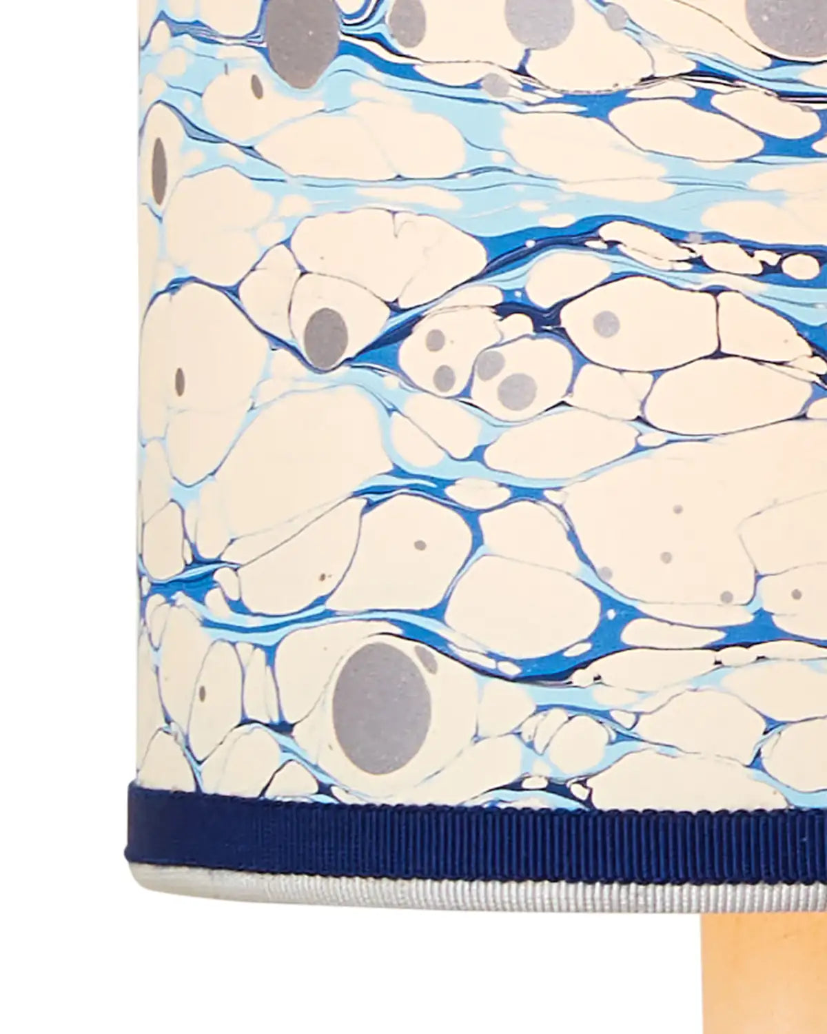CURREY & COMPANY MARBLE BLUE LACE PAPER DRUM CHANDELIER SHADE | 0900-0032