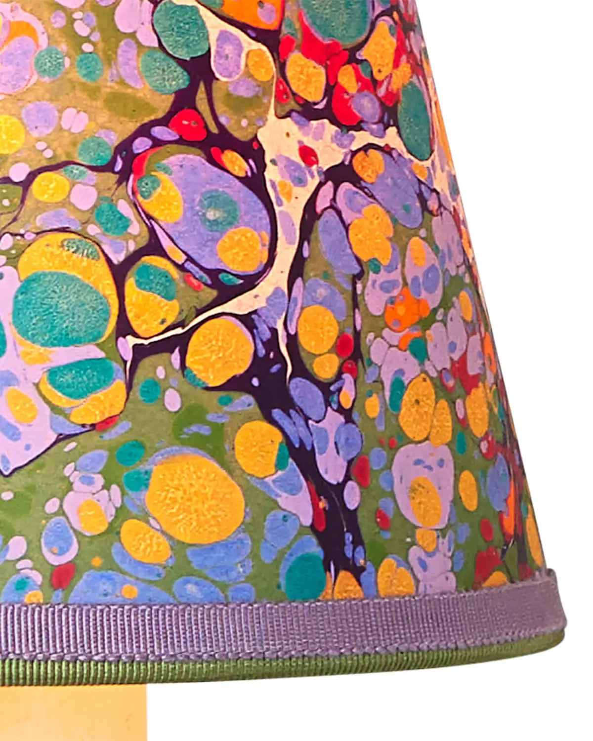 CURREY & COMPANY MARBLE MULTI-COLOR PAPER TAPERED CHANDELIER SHADE | 0900-0033