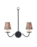 CURREY & COMPANY MARBLE MULTI-COLOR PAPER TAPERED CHANDELIER SHADE | 0900-0033