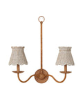 CURREY & COMPANY ANNABELLE WHITEWASHED TAPERED CHANDELIER SHADE | 0900-0036