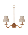 CURREY & COMPANY ANNABELLE WHITEWASHED TAPERED CHANDELIER SHADE | 0900-0036