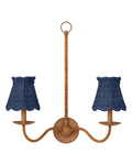 CURREY & COMPANY ANNABELLE INDIGO TAPERED CHANDELIER SHADE | 0900-0037