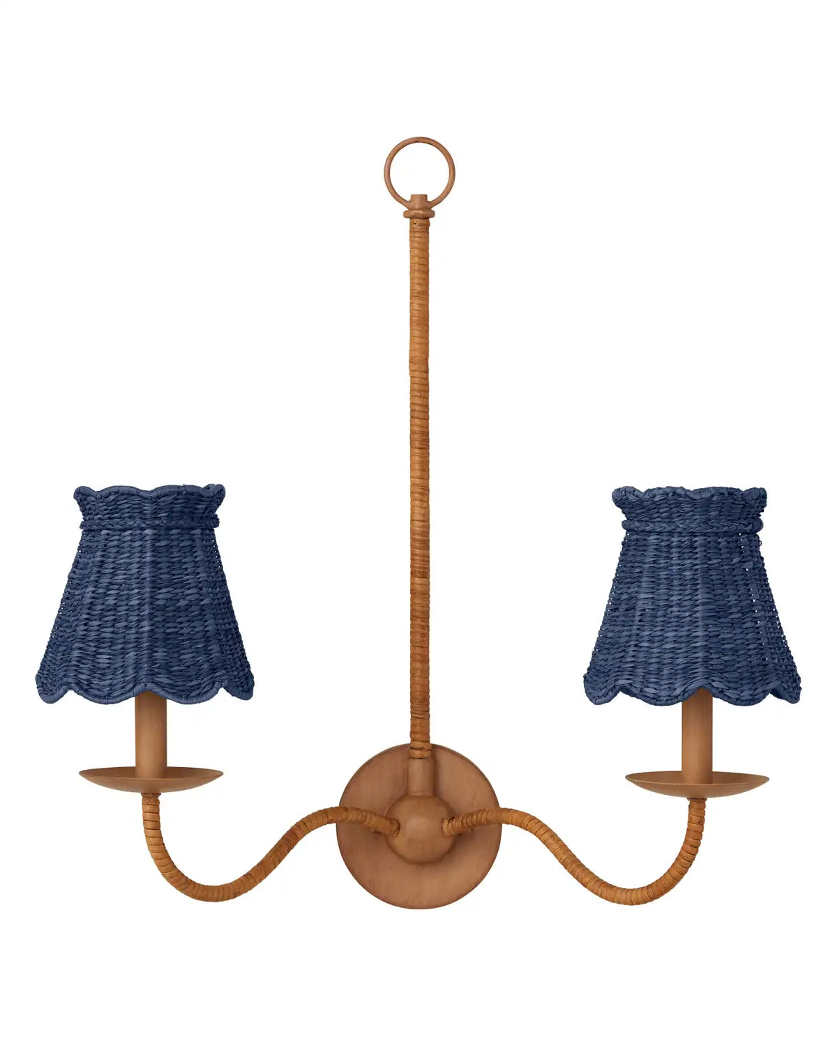 CURREY & COMPANY ANNABELLE INDIGO TAPERED CHANDELIER SHADE | 0900-0037