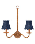 CURREY & COMPANY ANNABELLE INDIGO TAPERED CHANDELIER SHADE | 0900-0037