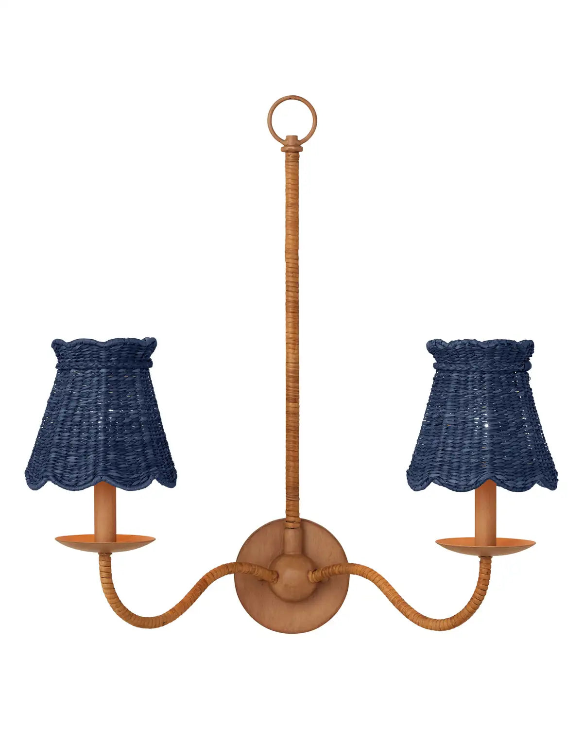 CURREY & COMPANY ANNABELLE INDIGO TAPERED CHANDELIER SHADE | 0900-0037