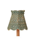 CURREY & COMPANY ANNABELLE LIGHT TEAL TAPERED CHANDELIER SHADE | 0900-0038
