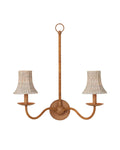 CURREY & COMPANY BELL WHITEWASHED CHANDELIER SHADE | 0900-0040