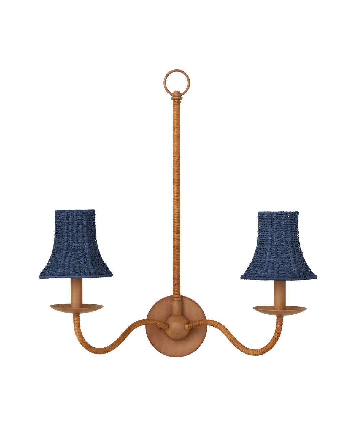 CURREY & COMPANY BELL INDIGO CHANDELIER SHADE | 0900-0041