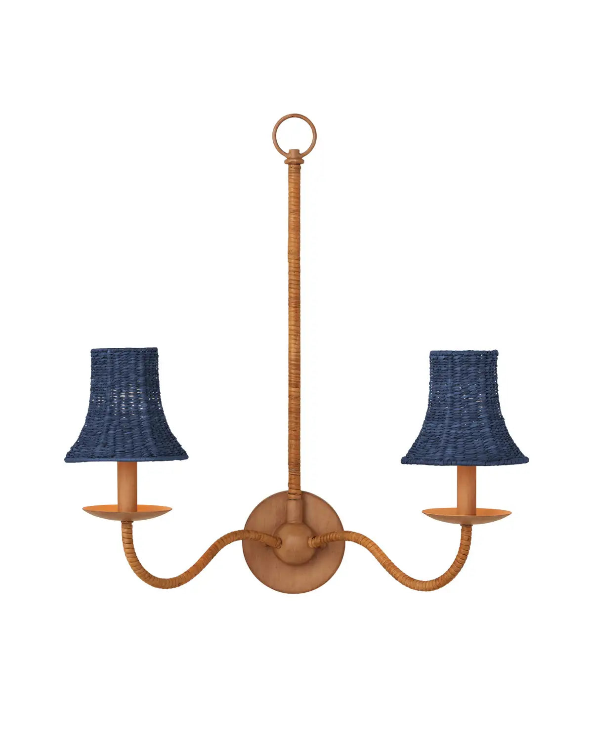 CURREY & COMPANY BELL INDIGO CHANDELIER SHADE | 0900-0041