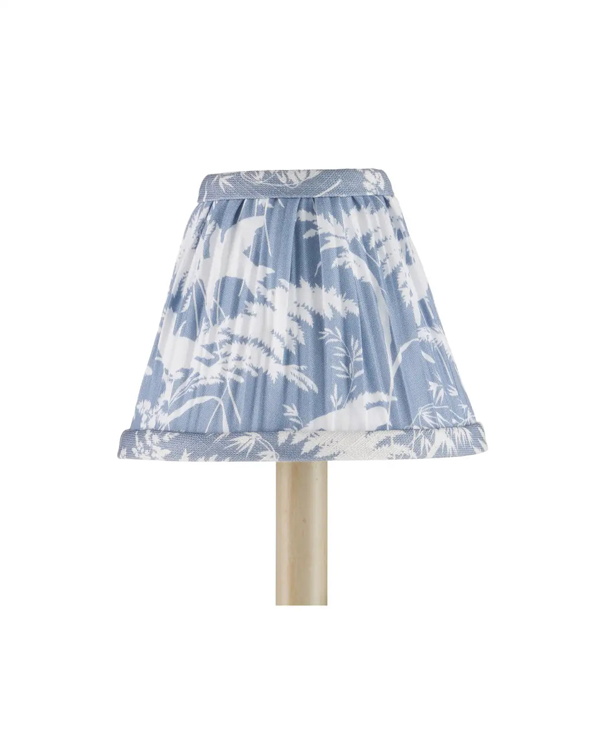 CURREY & COMPANY AVIARY DUSTY BLUE TAPERED CHANDELIER SHADE | 0900-0044