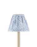 CURREY & COMPANY LENORE BLUE TAPERED CHANDELIER SHADE | 0900-0050
