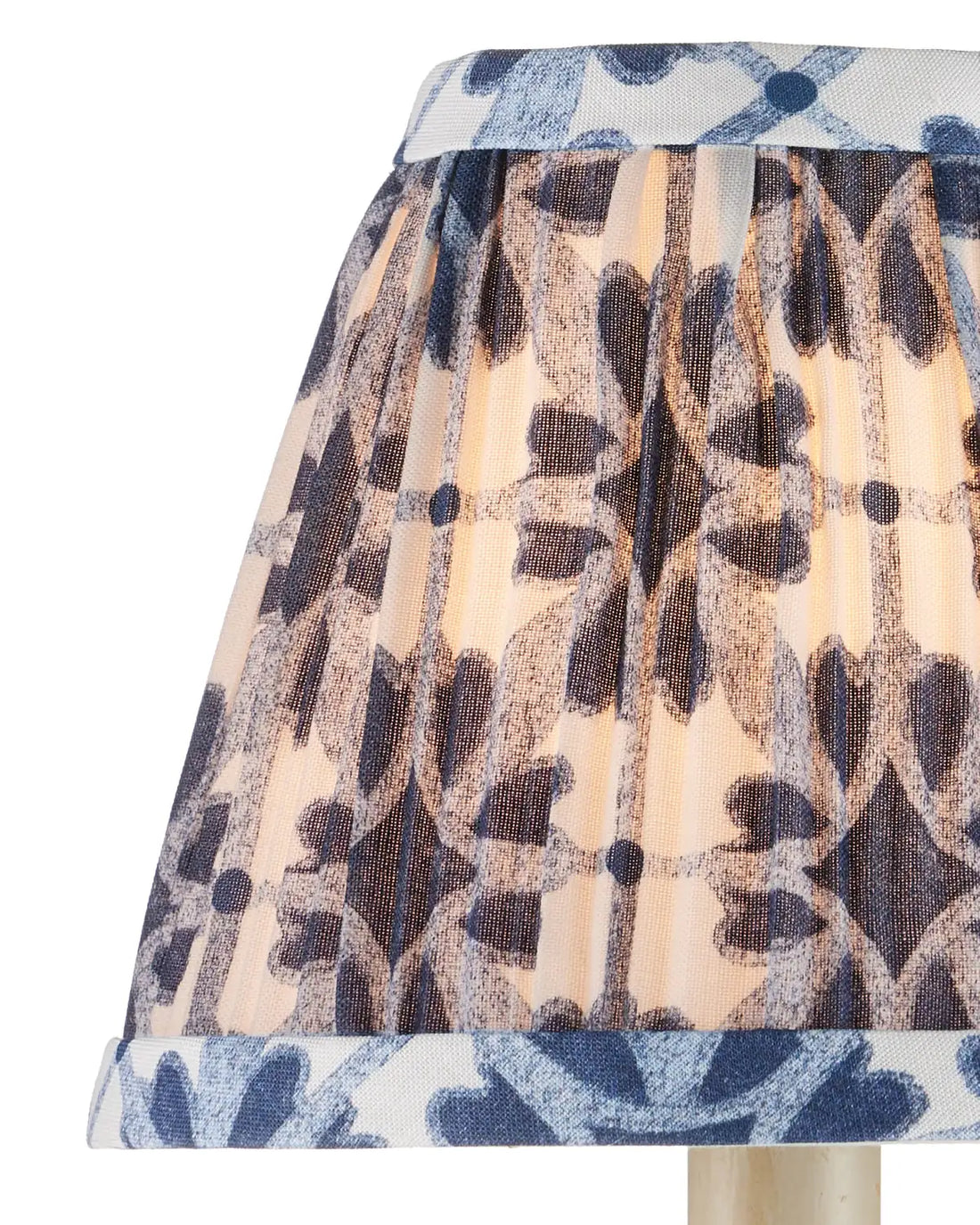 CURREY & COMPANY PEMBROOK BLUE TAPERED CHANDELIER SHADE | 0900-0054
