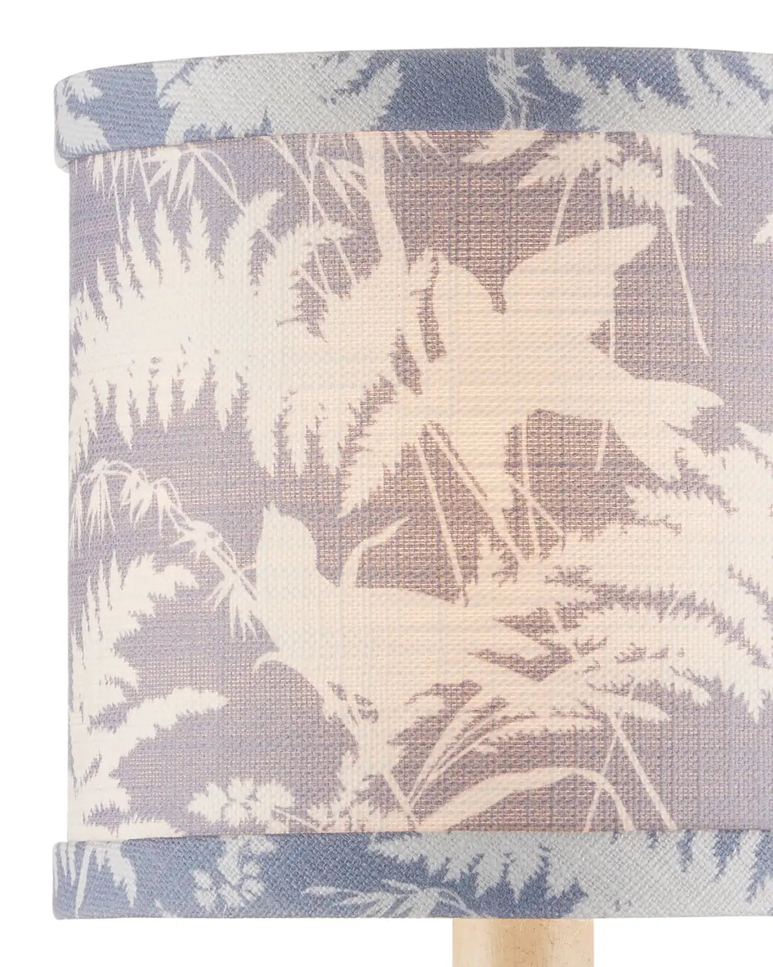CURREY & COMPANY AVIARY DUSTY BLUE DRUM CHANDELIER SHADE | 0900-0056