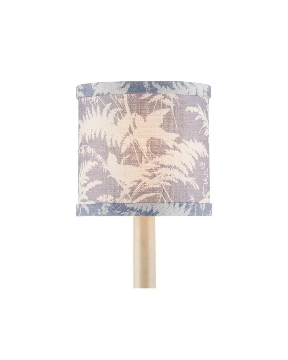 CURREY & COMPANY AVIARY DUSTY BLUE DRUM CHANDELIER SHADE | 0900-0056
