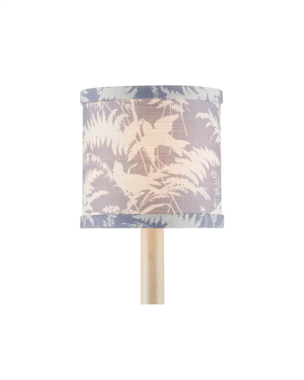 CURREY & COMPANY AVIARY DUSTY BLUE DRUM CHANDELIER SHADE | 0900-0056