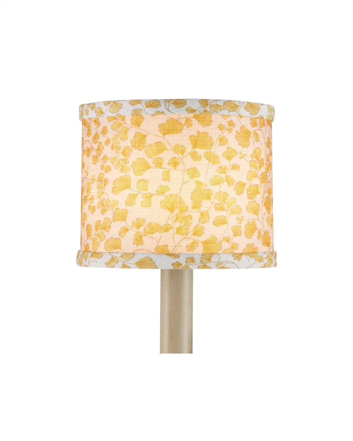 CURREY & COMPANY MAIDEN FERN YELLOW DRUM CHANDELIER SHADE | 0900-0058