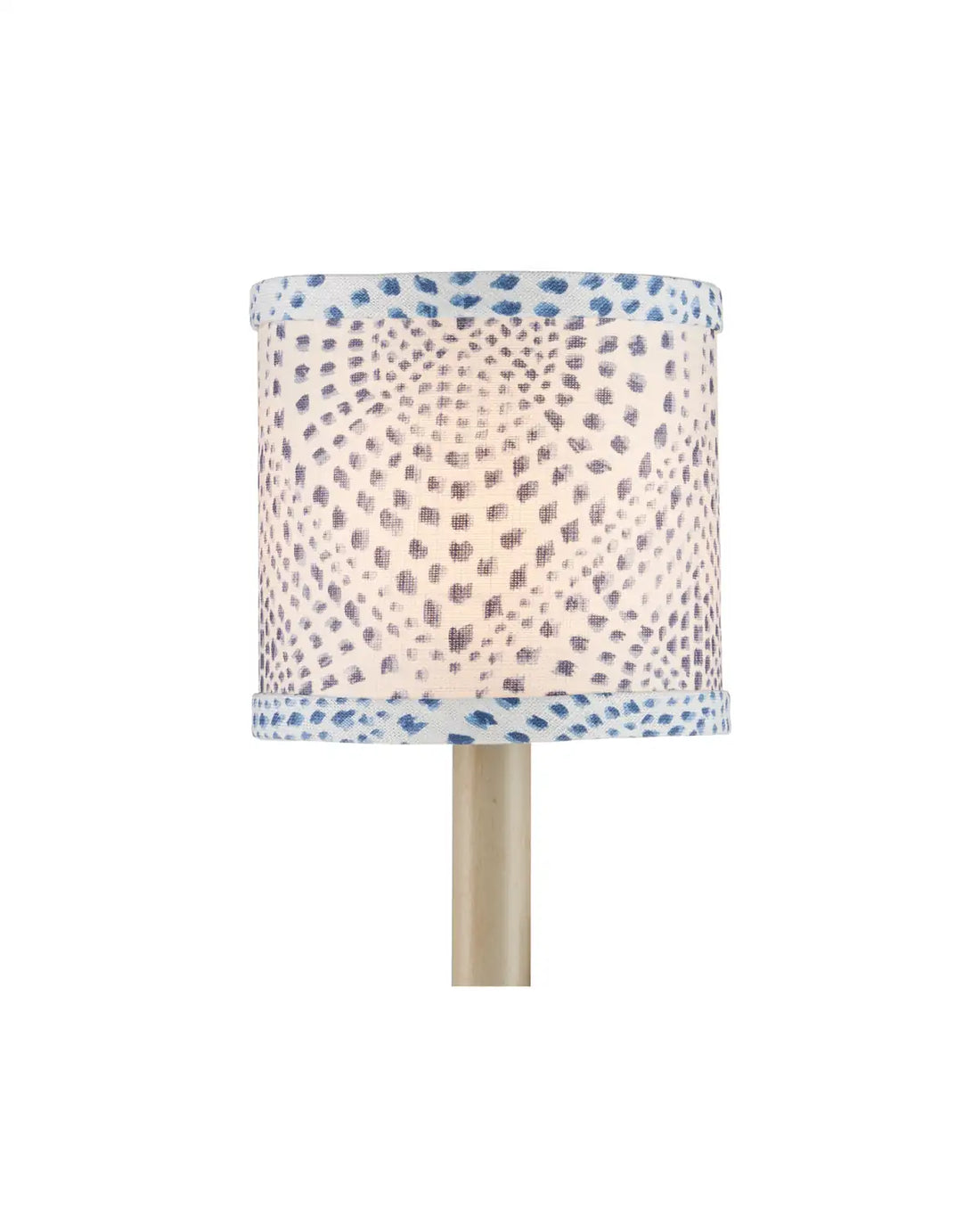 CURREY & COMPANY LENORE BLUE DRUM CHANDELIER SHADE | 0900-0063