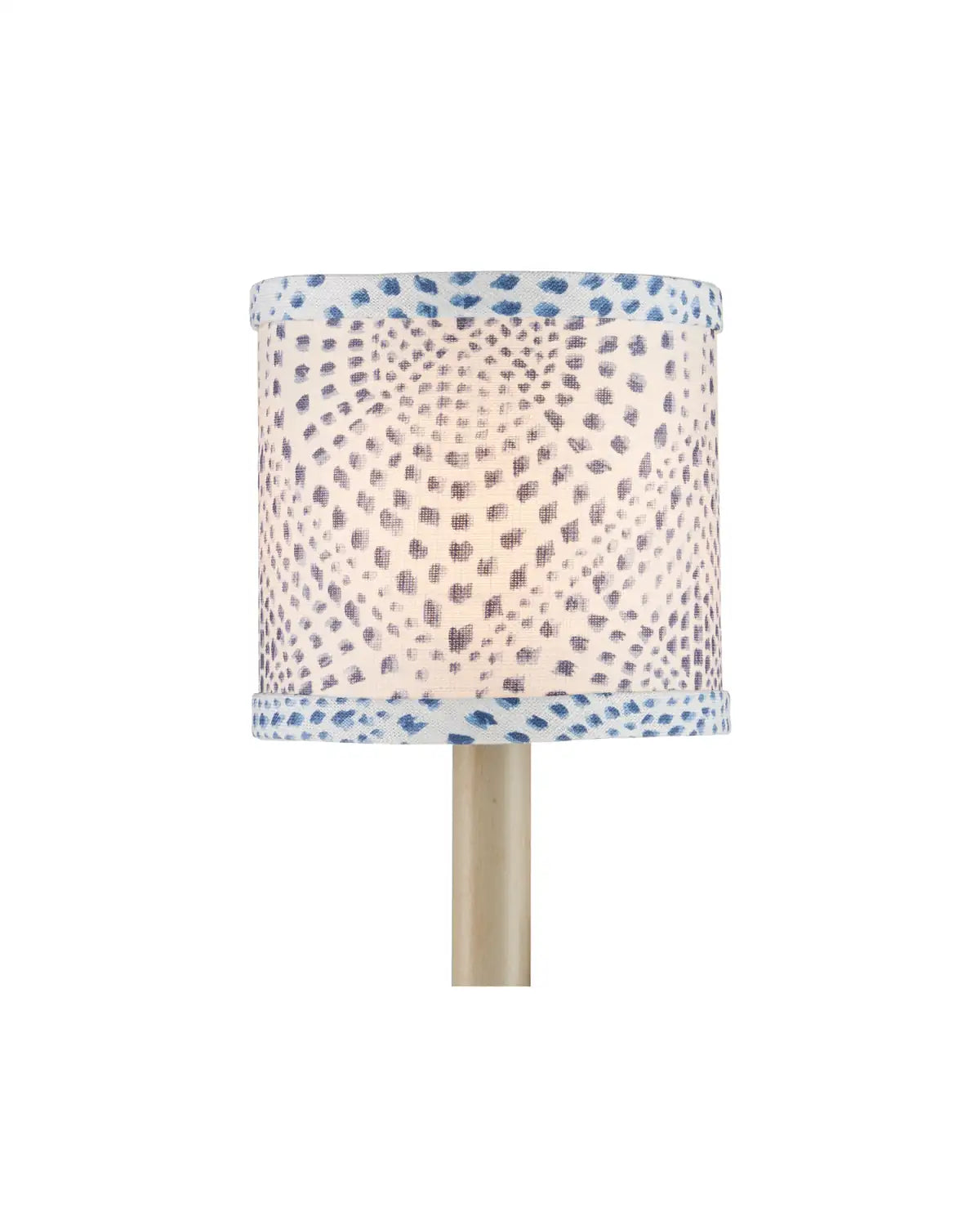 CURREY & COMPANY LENORE BLUE DRUM CHANDELIER SHADE | 0900-0063