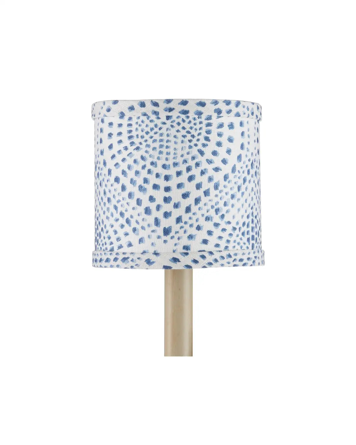 CURREY & COMPANY LENORE BLUE DRUM CHANDELIER SHADE | 0900-0063
