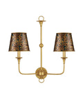CURREY & COMPANY CASTAGNO BLUE TAPERED CHANDELIER SHADE | 0900-0071