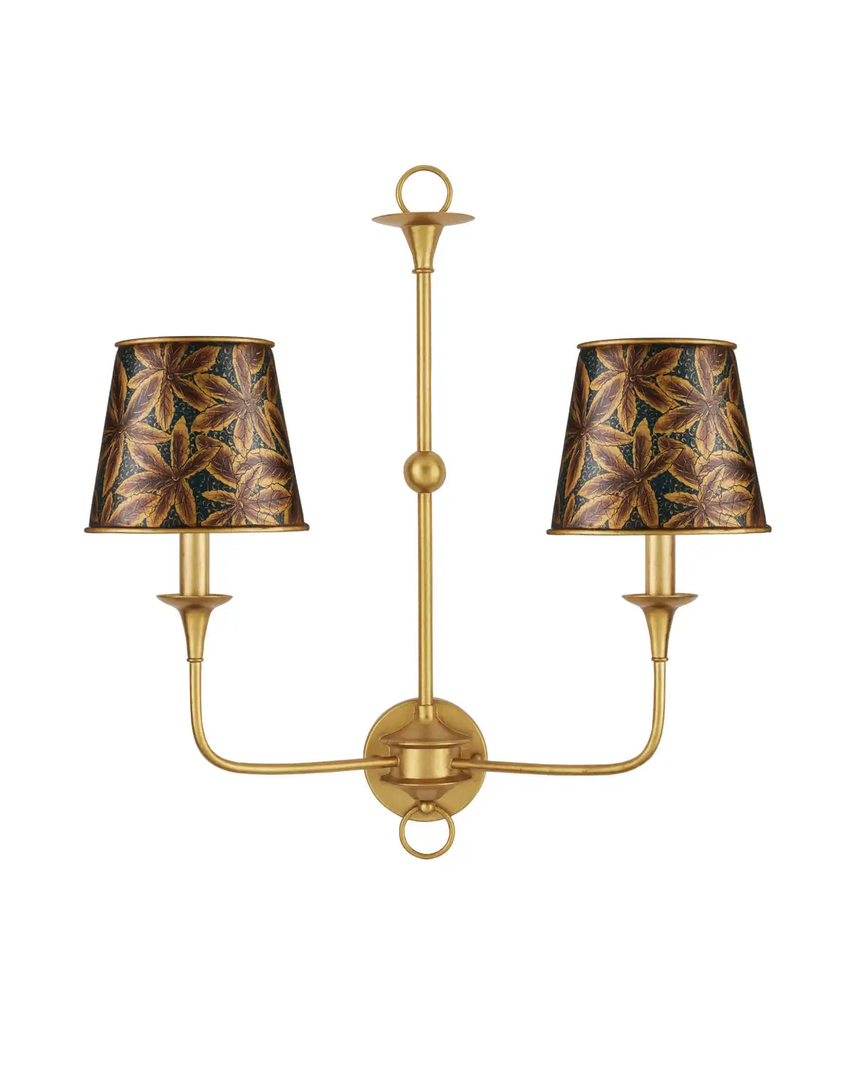 CURREY & COMPANY CASTAGNO BLUE TAPERED CHANDELIER SHADE | 0900-0071