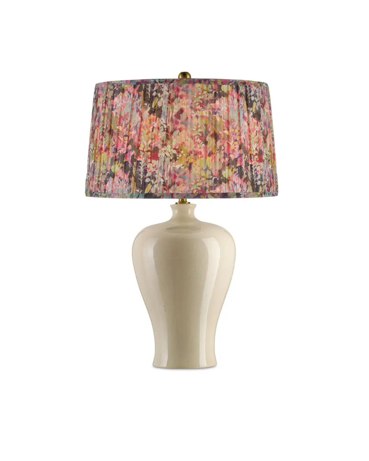 CURREY & COMPANY WILDFLOWER MAGENTA TAPERED LAMP SHADE | 0900-6003