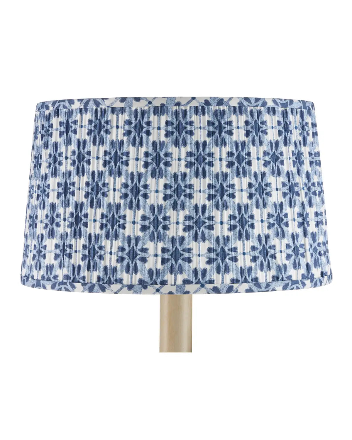 CURREY & COMPANY PEMBROOK BLUE TAPERED LAMP SHADE