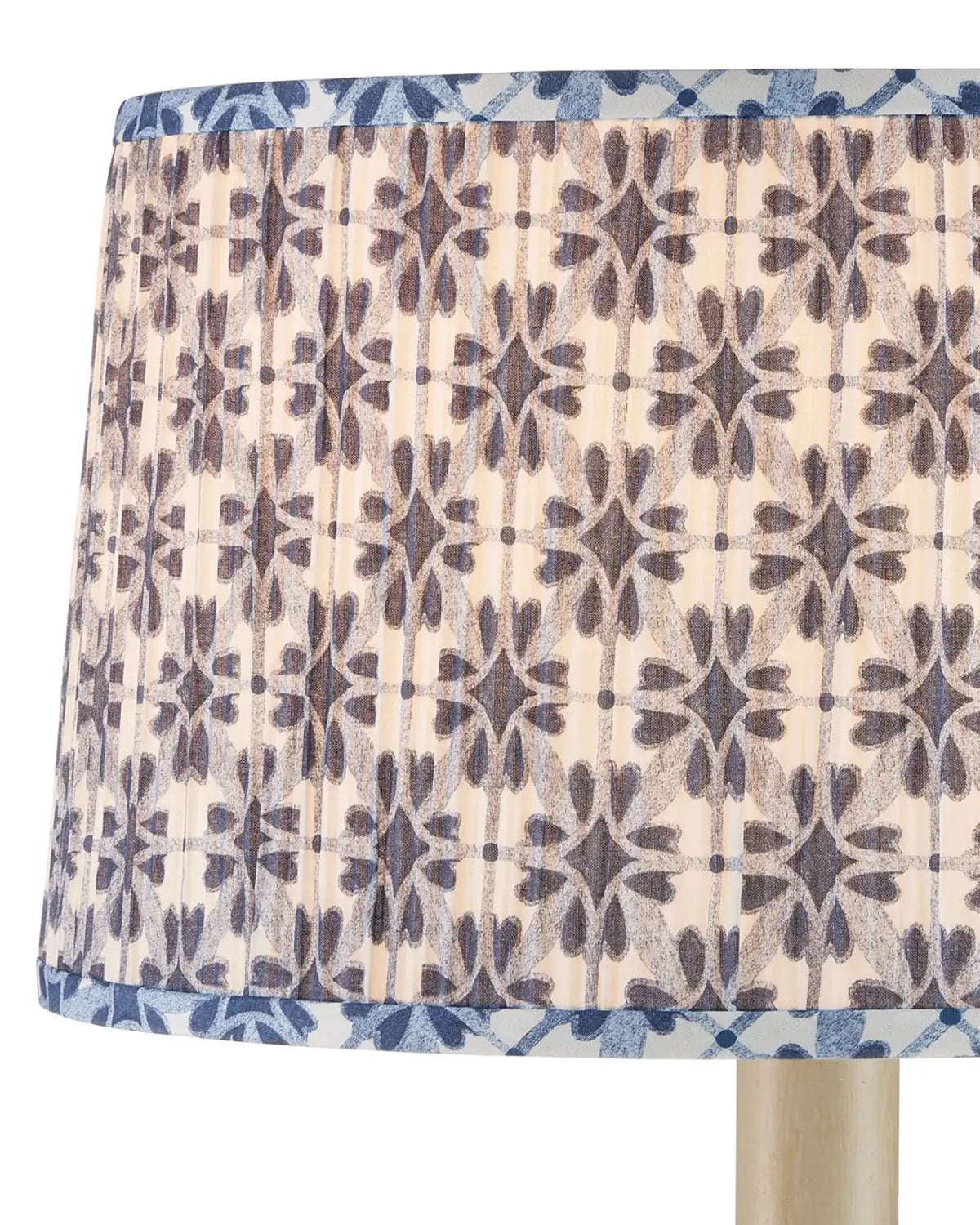 CURREY & COMPANY PEMBROOK BLUE TAPERED LAMP SHADE