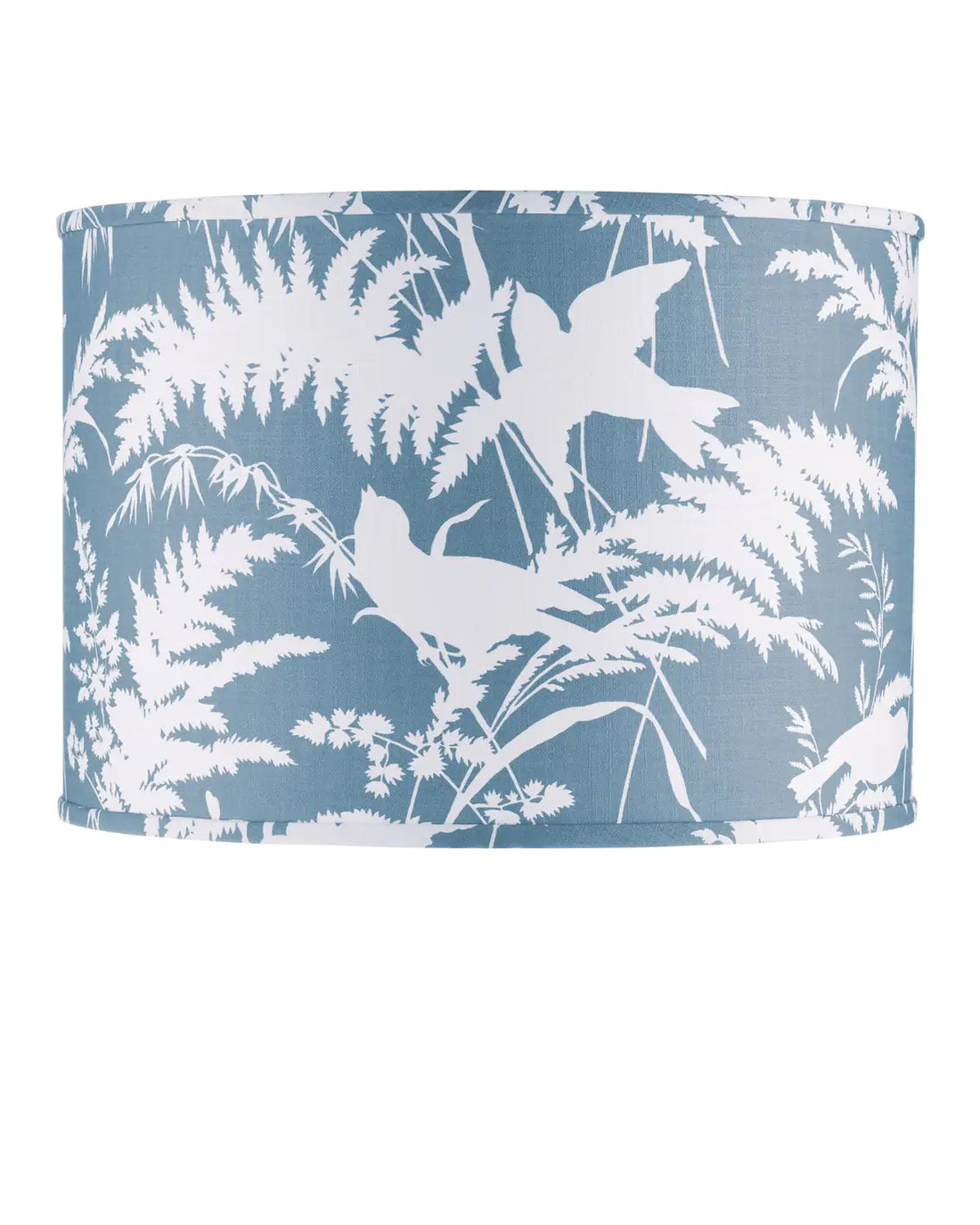 CURREY & COMPANY AVIARY DUSTY BLUE DRUM LAMP SHADE | 0900-6008