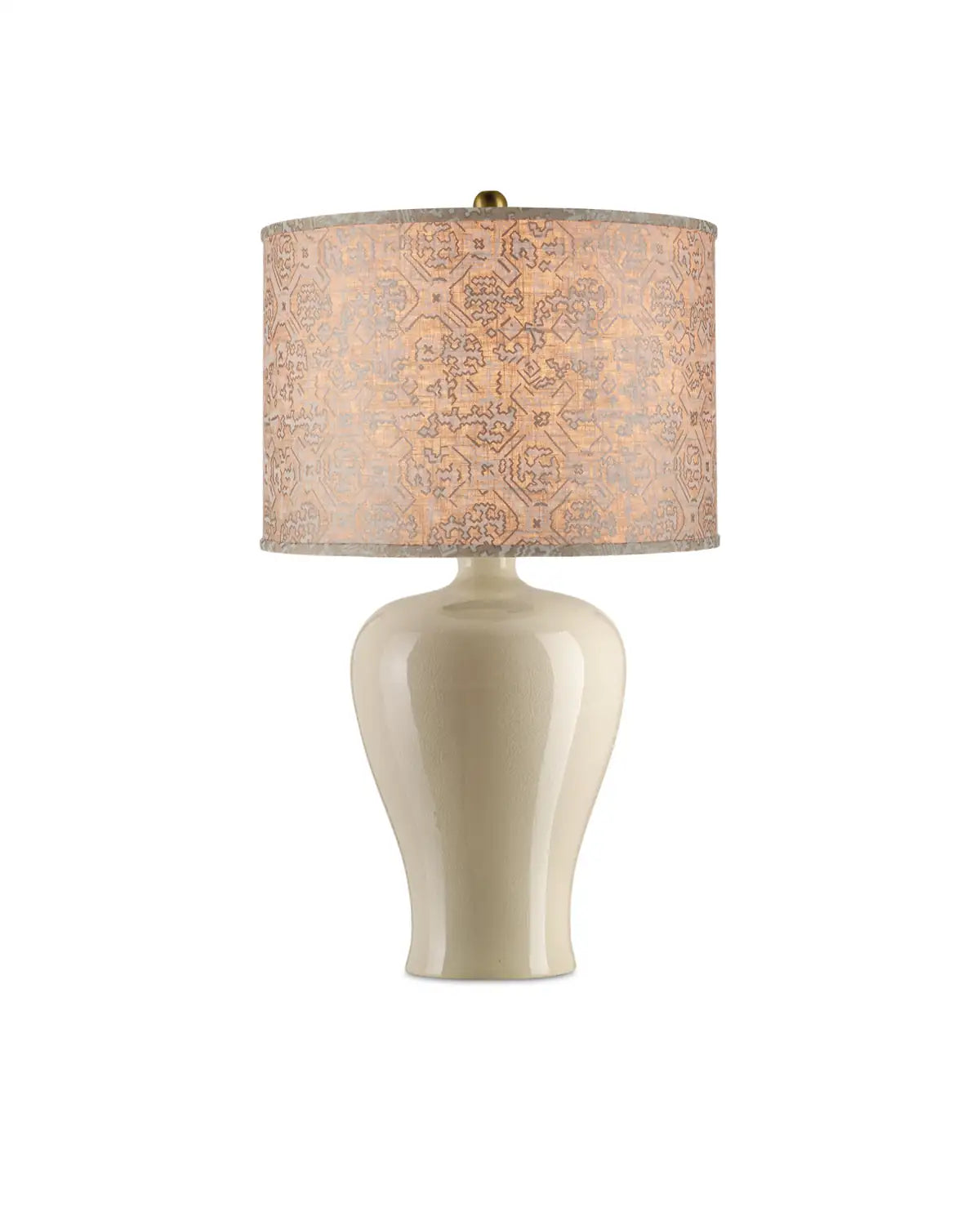 CURREY & COMPANY NOMAD BEIGE DRUM LAMP SHADE | 0900-6013