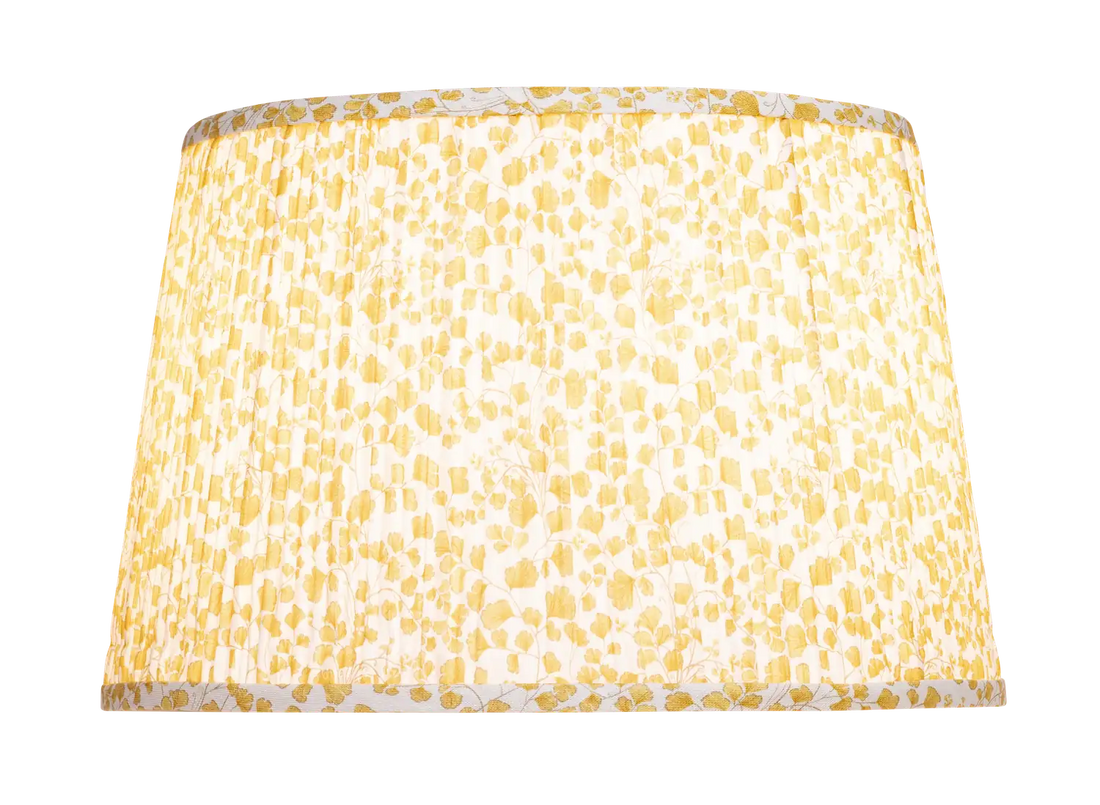 CURREY & COMPANY MAIDEN FERN YELLOW TAPERED LAMP SHADE | 0900-6016