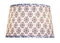 CURREY & COMPANY PEMBROOK BLUE TAPERED LAMP SHADE