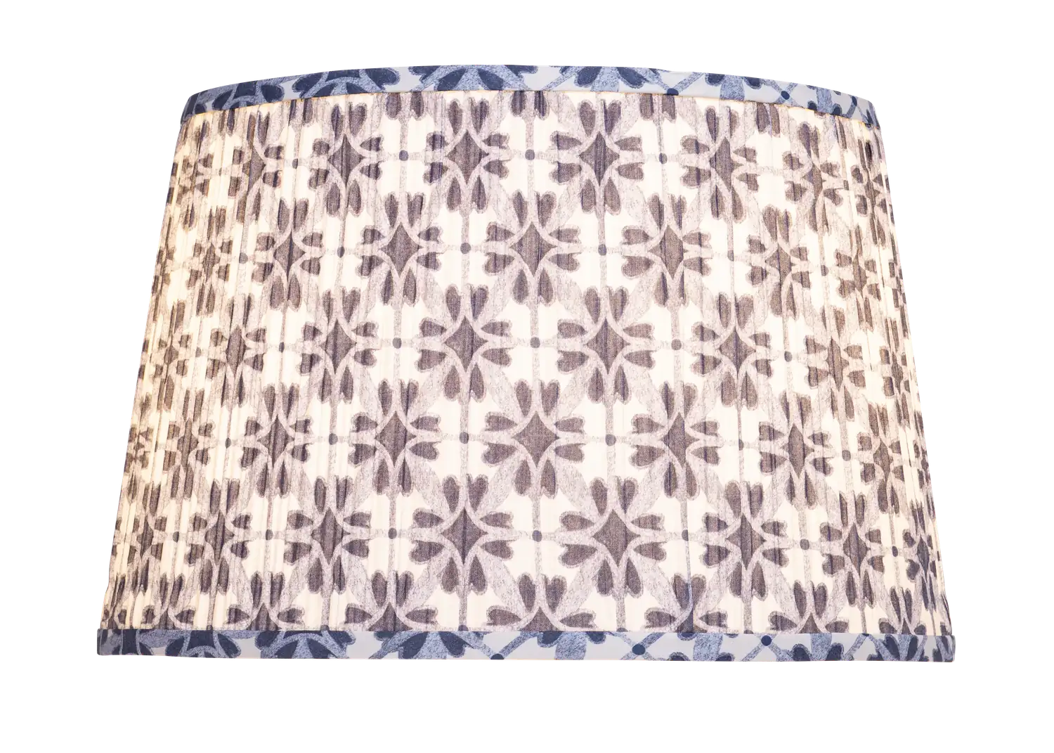 CURREY & COMPANY PEMBROOK BLUE TAPERED LAMP SHADE