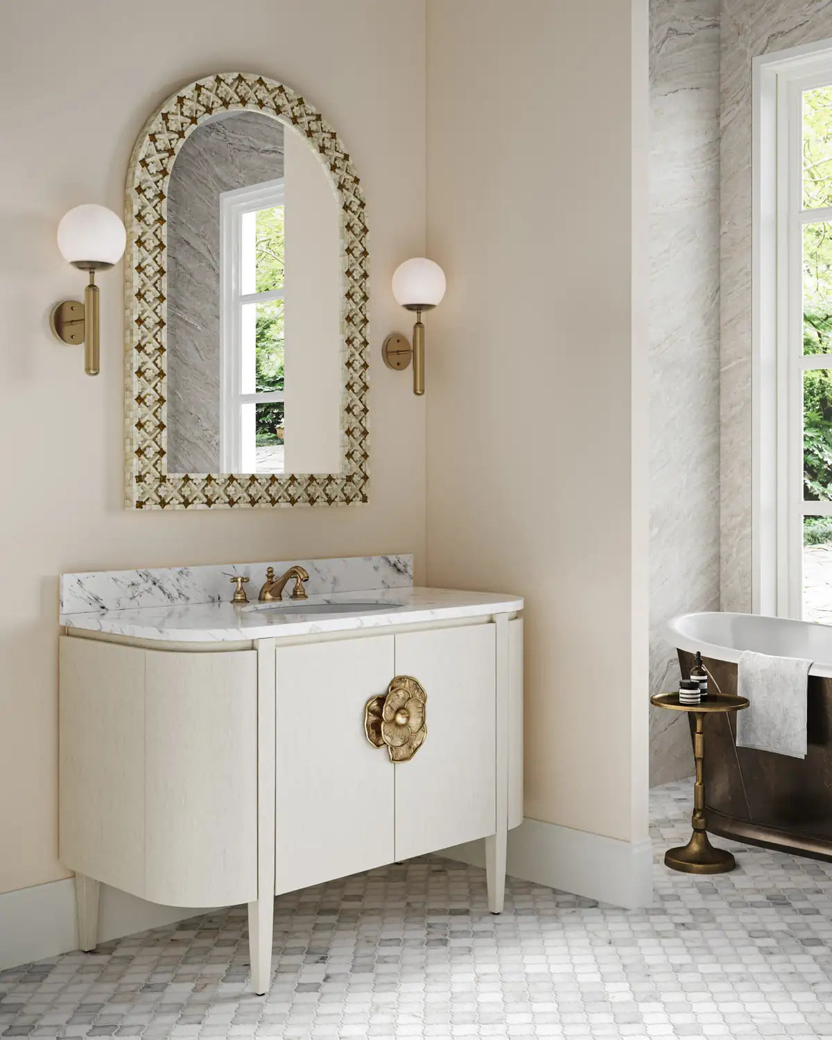 CURREY & COMPANY, ELLARIA MIRROR, MIRRORS