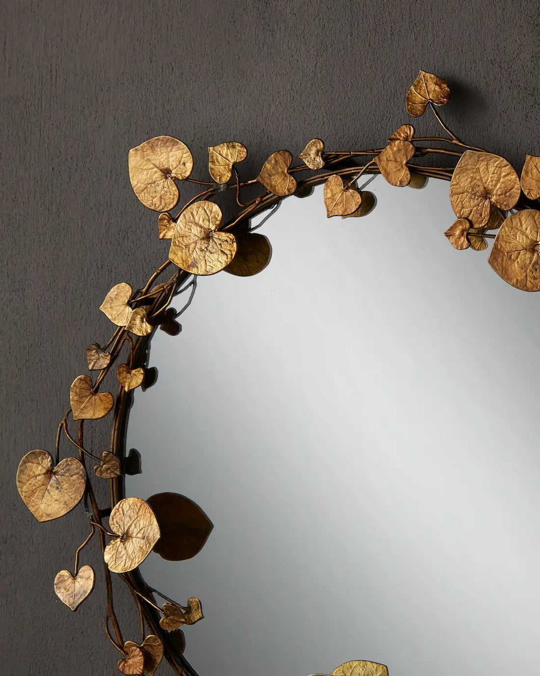 CURREY & COMPANY, VINNA ARCH LEAVES MIRROR, MIRRORS