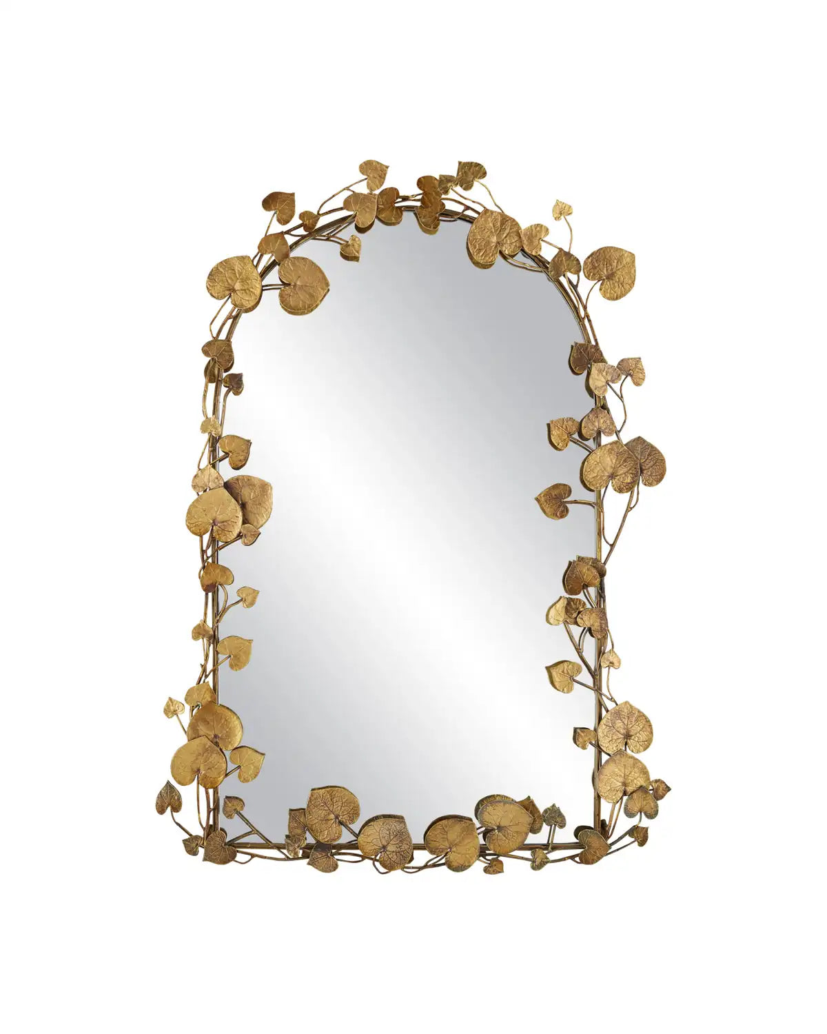 CURREY & COMPANY, VINNA ARCH LEAVES MIRROR, MIRRORS