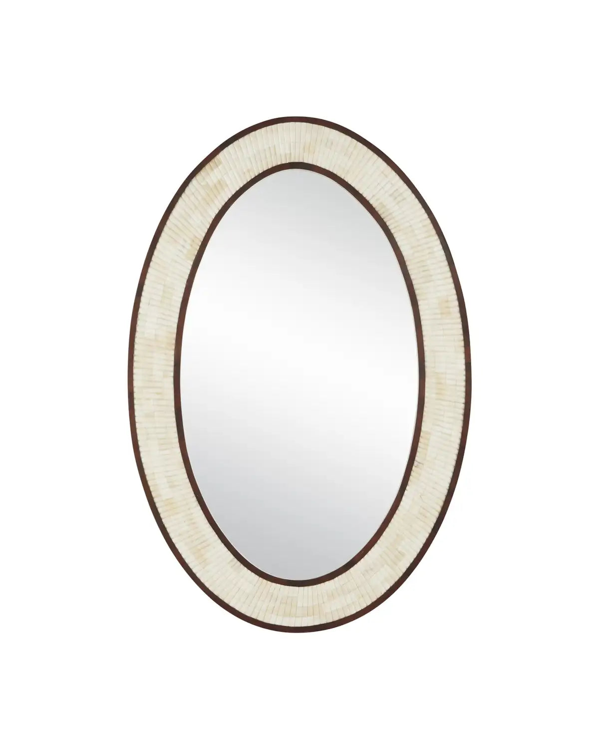 CURREY & COMPANY, ANDAR OVAL MIRROR, MIRRORS
