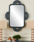 CURREY & COMPANY, SANTOS VINTAGE NAVY MIRROR, MIRRORS