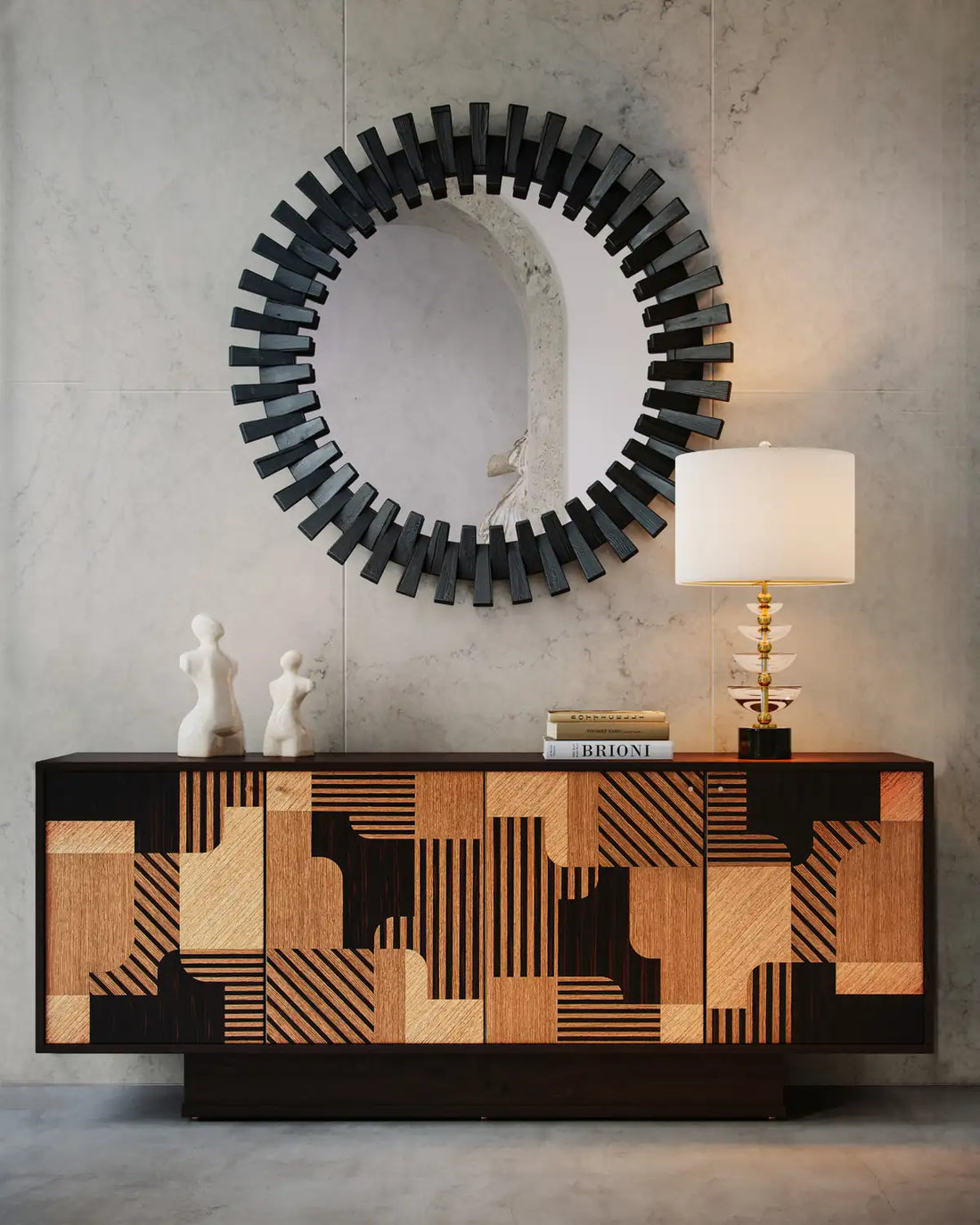 CURREY & COMPANY, DIZA MIRROR, MIRRORS