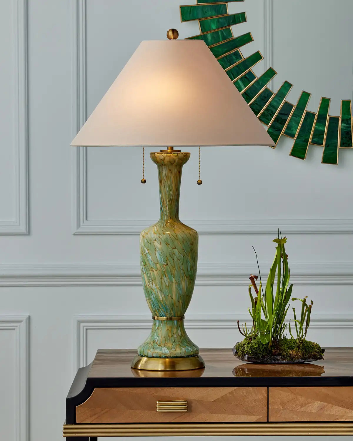 CURREY & COMPANY, GLASDELE EMERALD MIRROR, MIRRORS