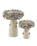 CURREY & COMPANY OYSTER SHELL BIRD BATH - Decorative Accents