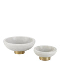 CURREY & COMPANY VALOR MARBLE BOWL - Decorative Accents