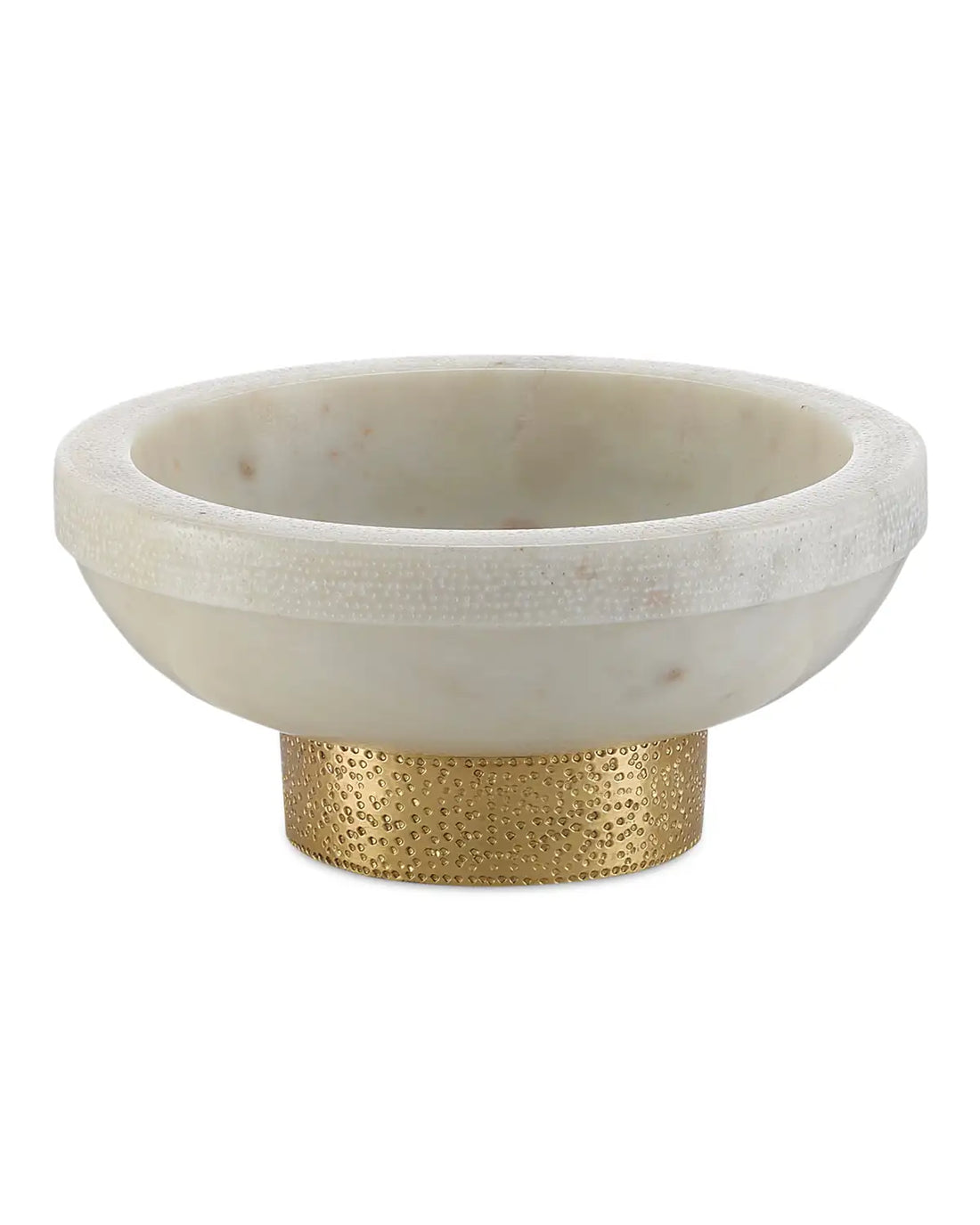CURREY & COMPANY VALOR MARBLE BOWL - Decorative Accents