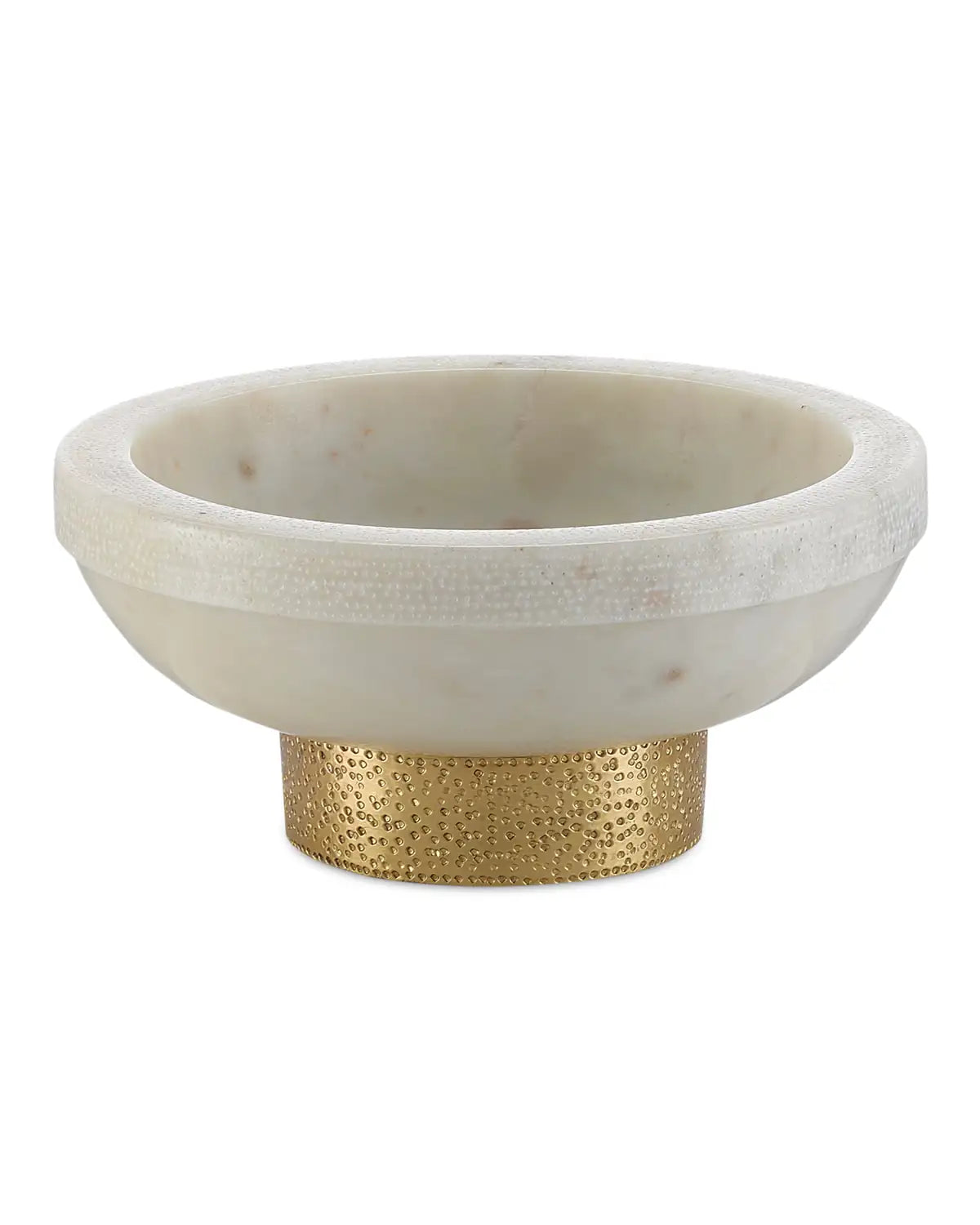 CURREY & COMPANY VALOR MARBLE BOWL - Decorative Accents